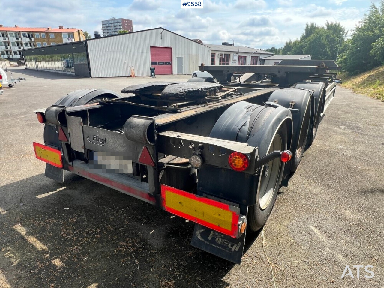 Container link - trailer Fliegl SDS 420 - Контейнеровоз/ Сменна каросерия ремарке: снимка 3 Container link - trailer Fliegl SDS 420 - Контейнеровоз/ Сменна каросерия ремарке: снимка 3