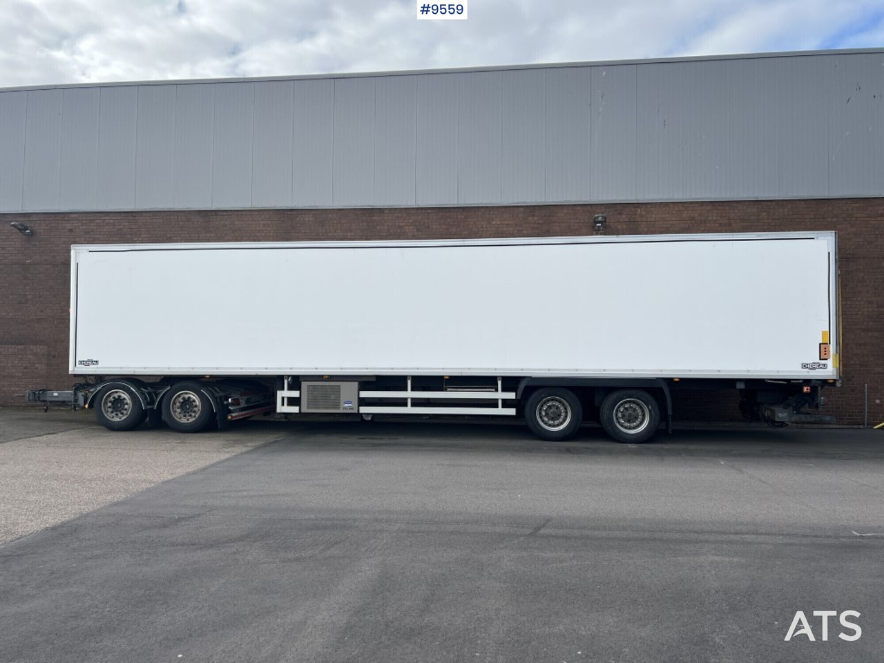 Container trailer Chereau CSD2 with Dolly - Затворена каросерия ремарке: снимка 1 Container trailer Chereau CSD2 with Dolly - Затворена каросерия ремарке: снимка 1