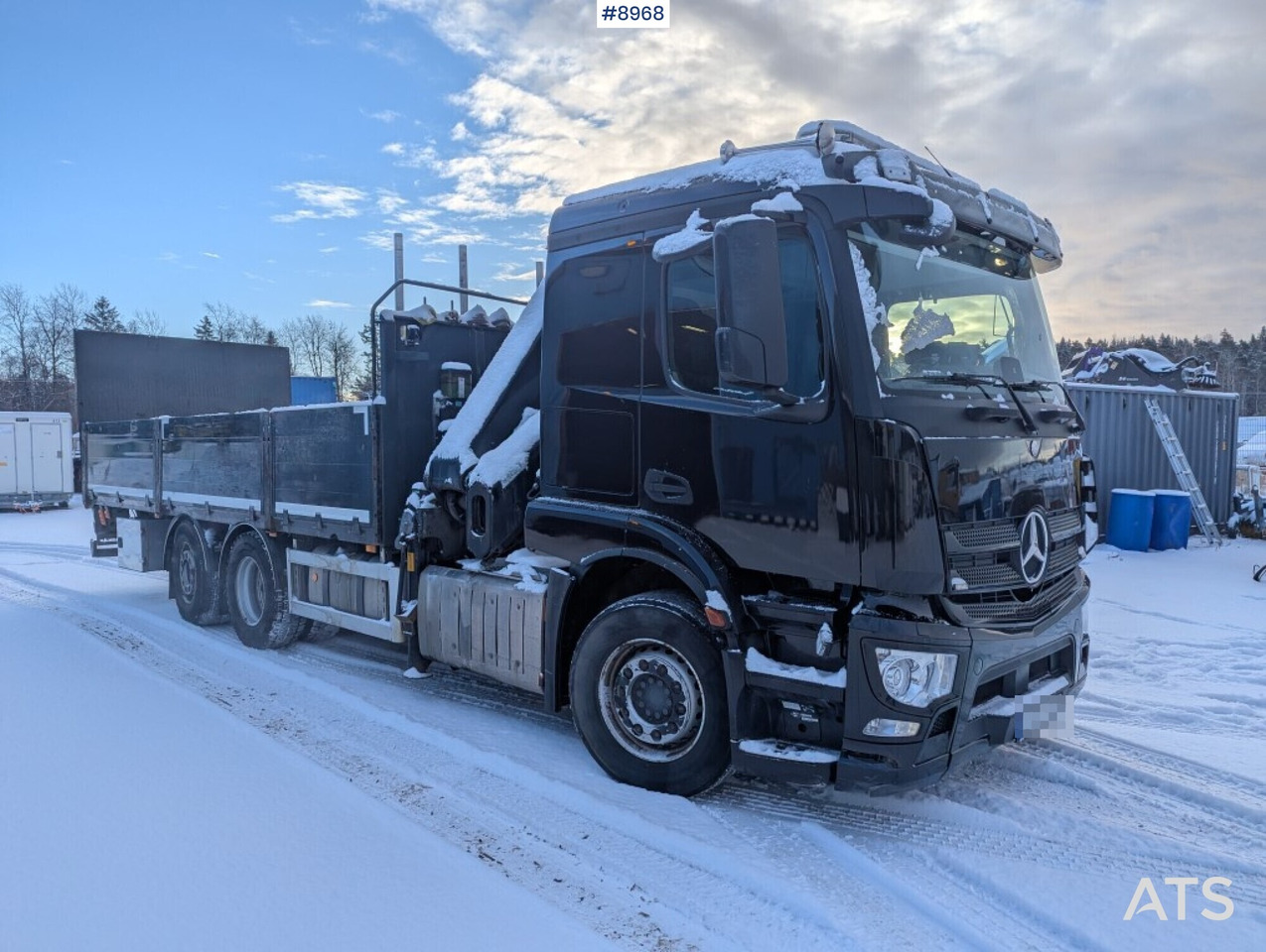 Crane Truck Mercedes Benz Actros HIAB (SEE VIDEO) - Камион с кран: снимка 2 Crane Truck Mercedes Benz Actros HIAB (SEE VIDEO) - Камион с кран: снимка 2