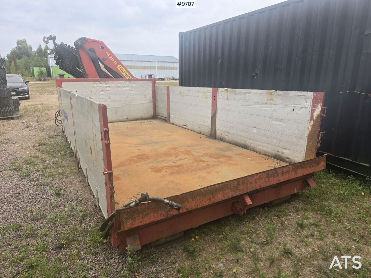 Crane flatbed Palfinger 21 t/m - Бордова каросерия: снимка 3 Crane flatbed Palfinger 21 t/m - Бордова каросерия: снимка 3