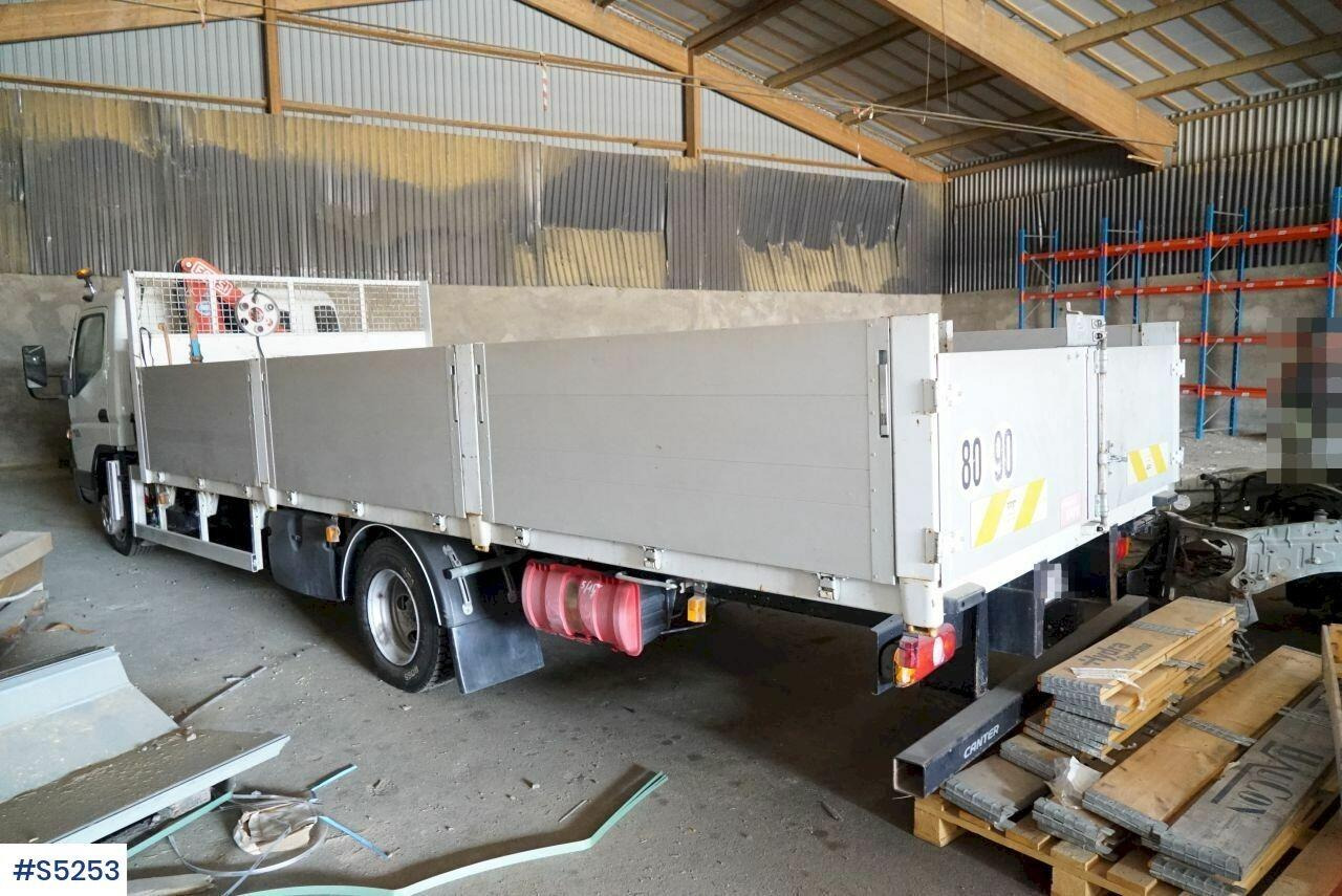 Crane truck with flat Mitsubishi Canter 7C15 - Камион с кран: снимка 3 Crane truck with flat Mitsubishi Canter 7C15 - Камион с кран: снимка 3