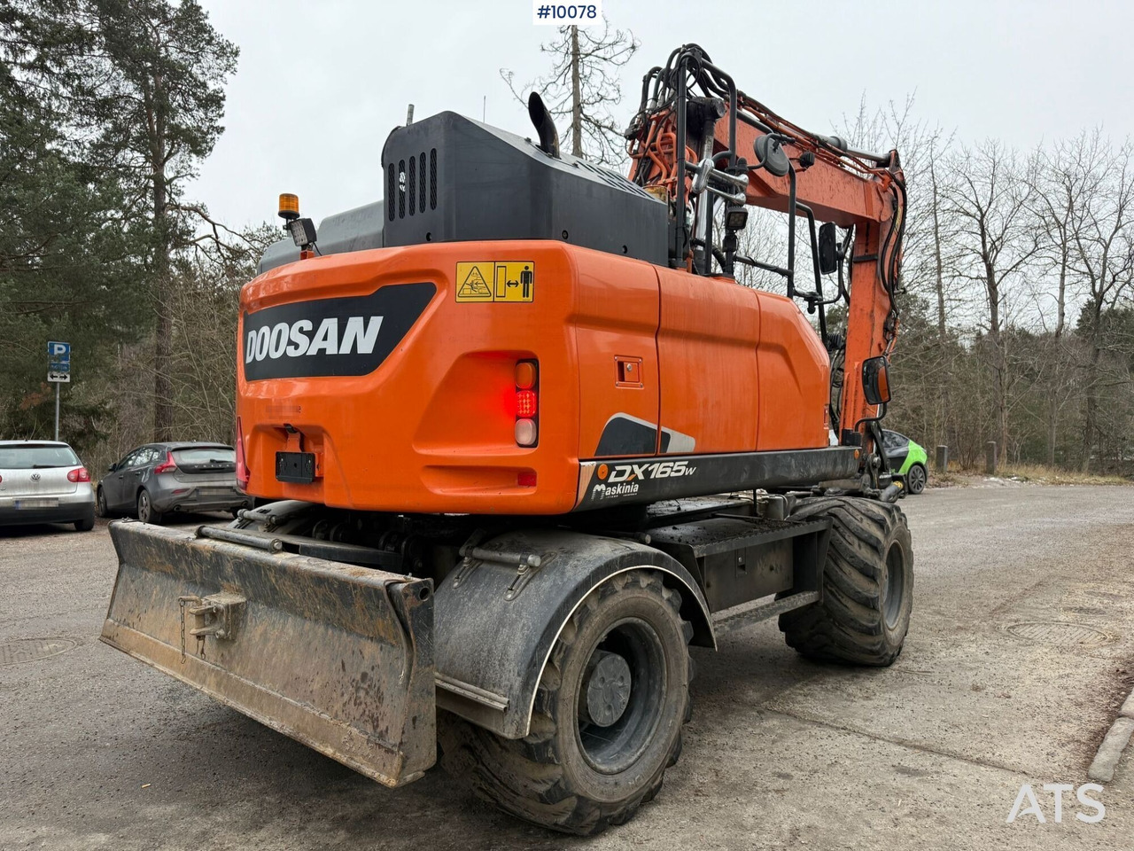 Doosan DX165W-5 Wheeled excavator (VIDEO) - Колесен багер: снимка 5 Doosan DX165W-5 Wheeled excavator (VIDEO) - Колесен багер: снимка 5