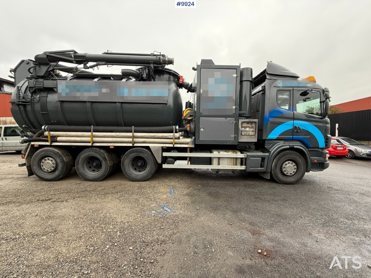 Dry vacuum loader Scania R114 8x4 - Каналопочистваща машина: снимка 5 Dry vacuum loader Scania R114 8x4 - Каналопочистваща машина: снимка 5