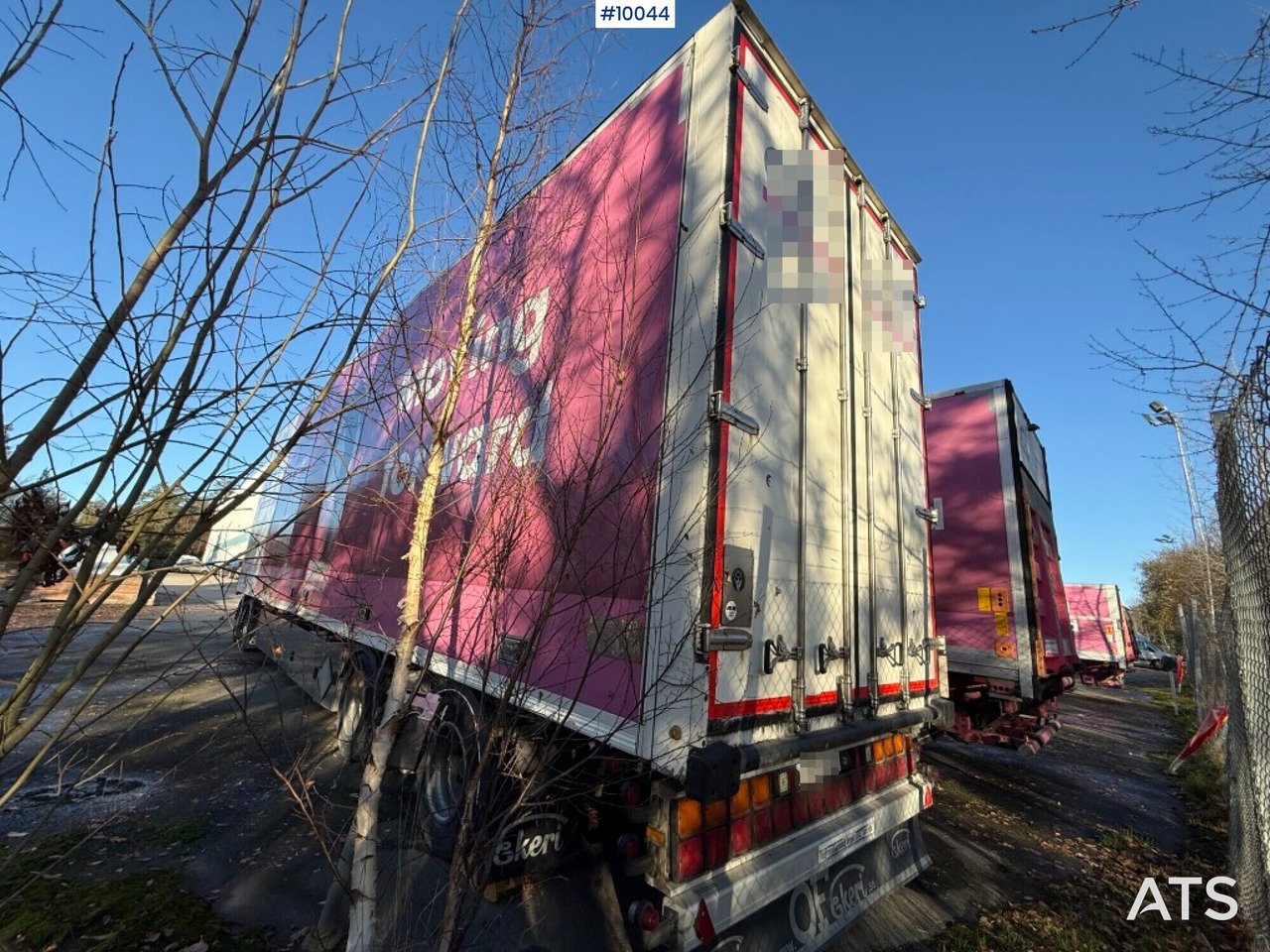 Ekeri S8-D cabinet trailer with opening side - Затворена каросерия ремарке: снимка 3 Ekeri S8-D cabinet trailer with opening side - Затворена каросерия ремарке: снимка 3