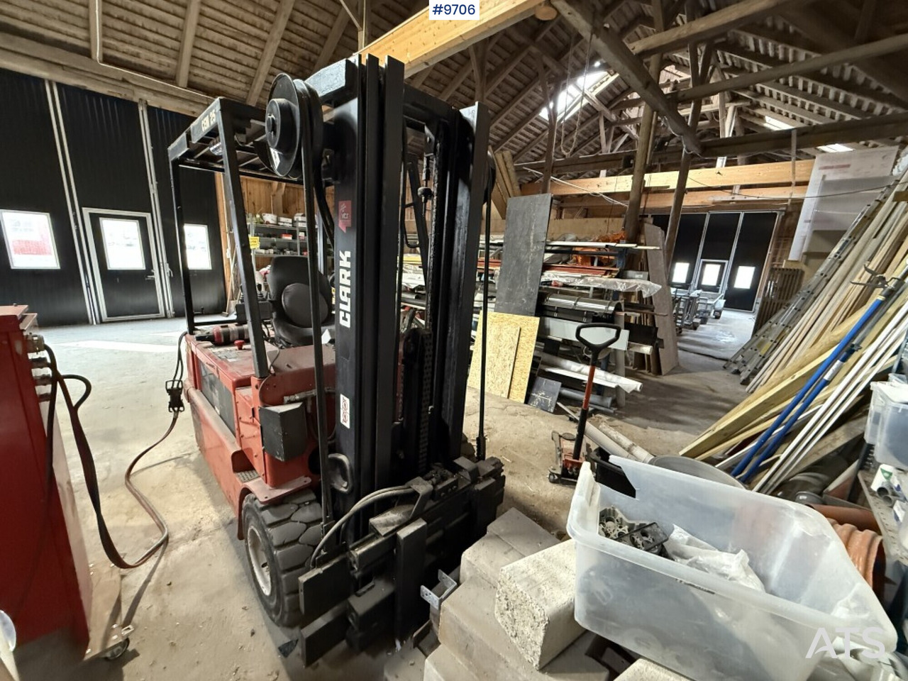 Forklift Clark CEM 25 - Електрокар: снимка 5 Forklift Clark CEM 25 - Електрокар: снимка 5
