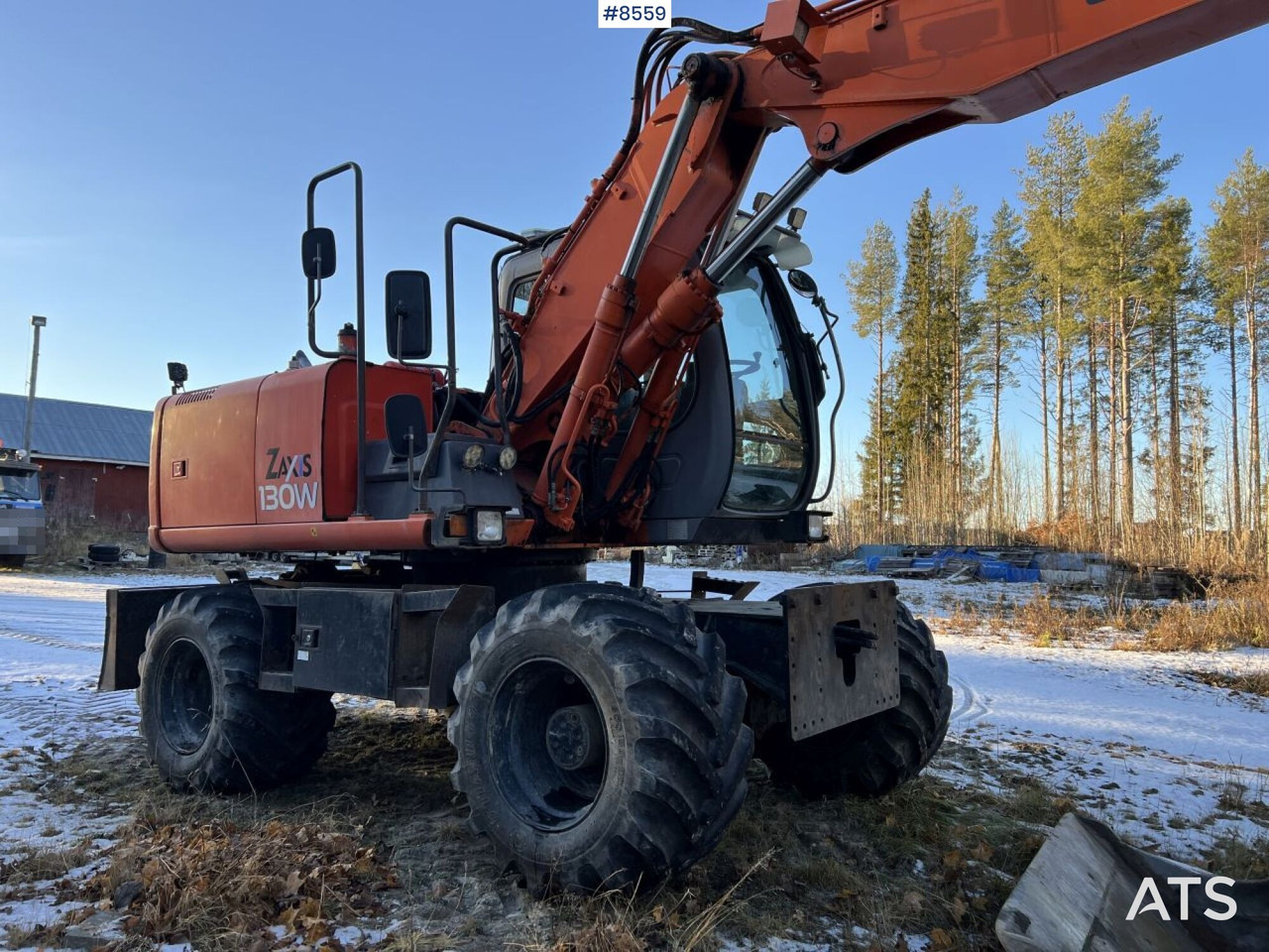 Hitachi ZX130W Wheeled excavator - Колесен багер: снимка 4 Hitachi ZX130W Wheeled excavator - Колесен багер: снимка 4
