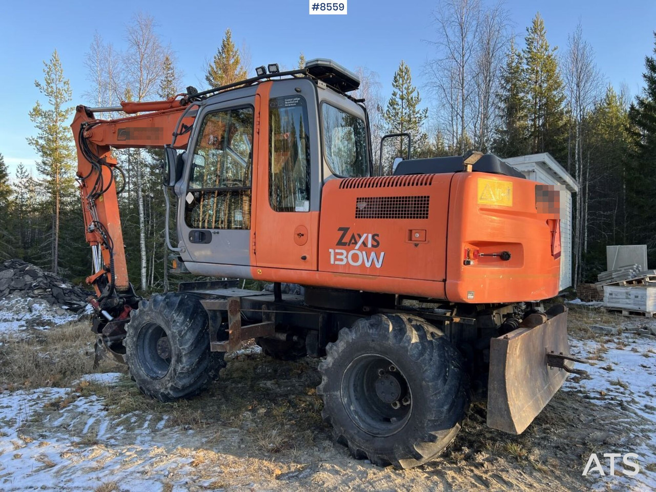 Hitachi ZX130W Wheeled excavator - Колесен багер: снимка 2 Hitachi ZX130W Wheeled excavator - Колесен багер: снимка 2