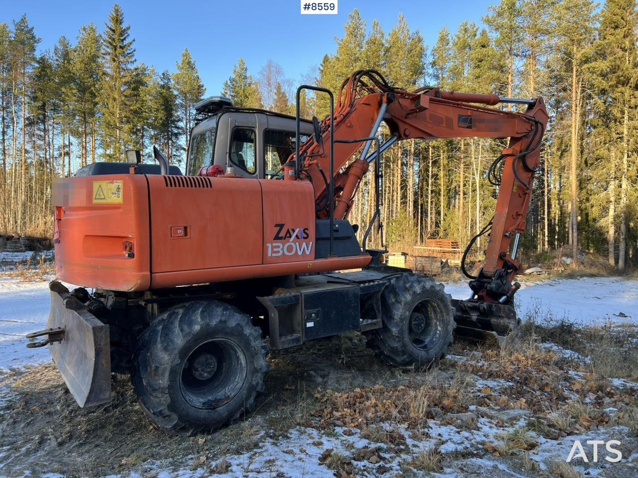 Hitachi ZX130W Wheeled excavator - Колесен багер: снимка 3 Hitachi ZX130W Wheeled excavator - Колесен багер: снимка 3