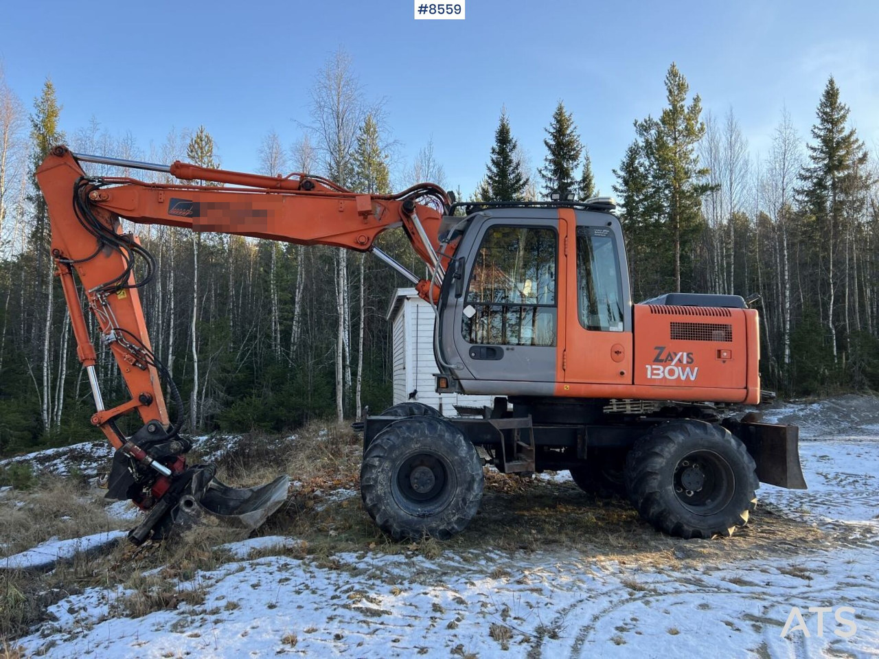 Hitachi ZX130W Wheeled excavator - Колесен багер: снимка 1 Hitachi ZX130W Wheeled excavator - Колесен багер: снимка 1
