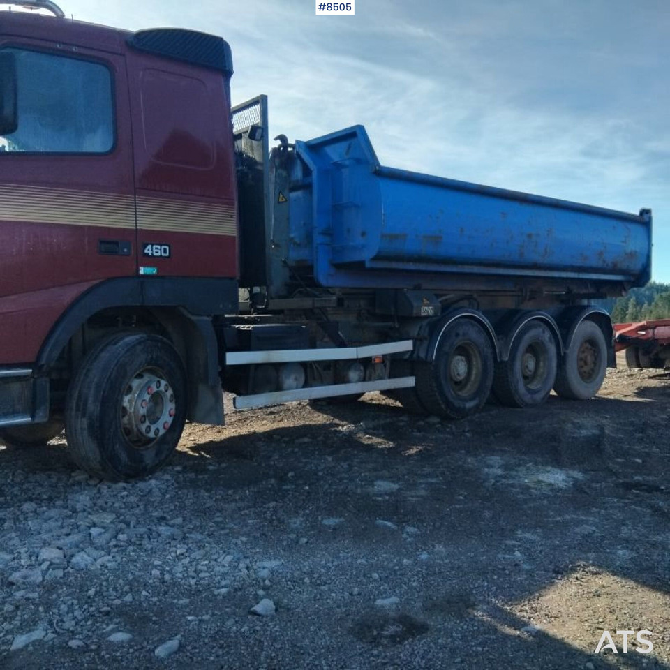 Hook Truck Volvo FH 12 6x4 Tridem with gravel flatbed(VIDEO) - Мултилифт с кука камион: снимка 4 Hook Truck Volvo FH 12 6x4 Tridem with gravel flatbed(VIDEO) - Мултилифт с кука камион: снимка 4