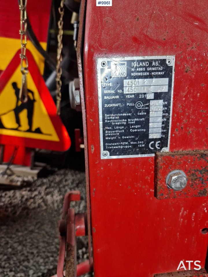 Igland luning winch - Винч: снимка 2 Igland luning winch - Винч: снимка 2