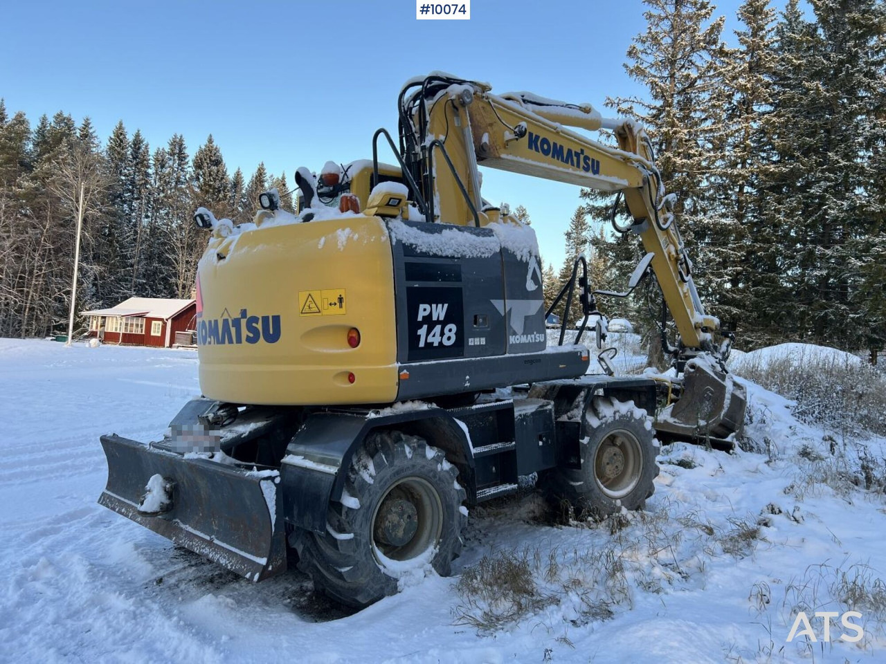 Komatsu PW148 Wheeled excavator with rotor and buckets - Колесен багер: снимка 5 Komatsu PW148 Wheeled excavator with rotor and buckets - Колесен багер: снимка 5