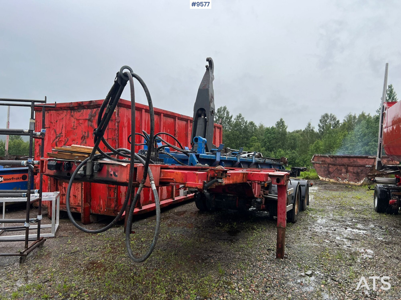 Link trailer PARATOR with swap body - Мултилифт с кука/ За контейнери, Ремарке: снимка 1 Link trailer PARATOR with swap body - Мултилифт с кука/ За контейнери, Ремарке: снимка 1