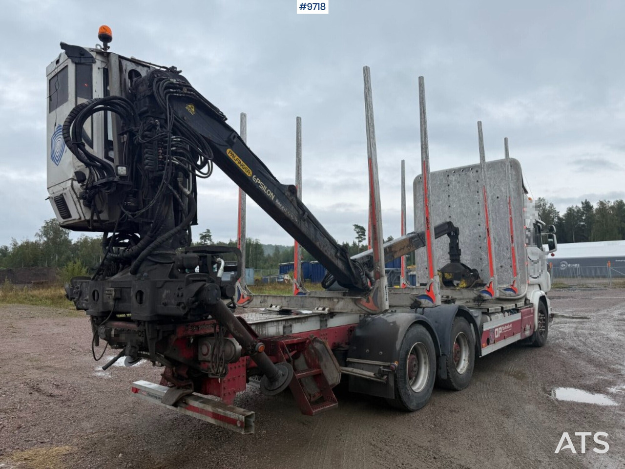 Log truck Scania R520 with crane - Камион за дърва, Камион с кран: снимка 5 Log truck Scania R520 with crane - Камион за дърва, Камион с кран: снимка 5