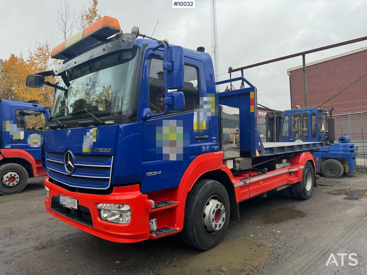 Mercedes Atego 1524 Hook Truck with AJK hook - Мултилифт с кука камион: снимка 1 Mercedes Atego 1524 Hook Truck with AJK hook - Мултилифт с кука камион: снимка 1
