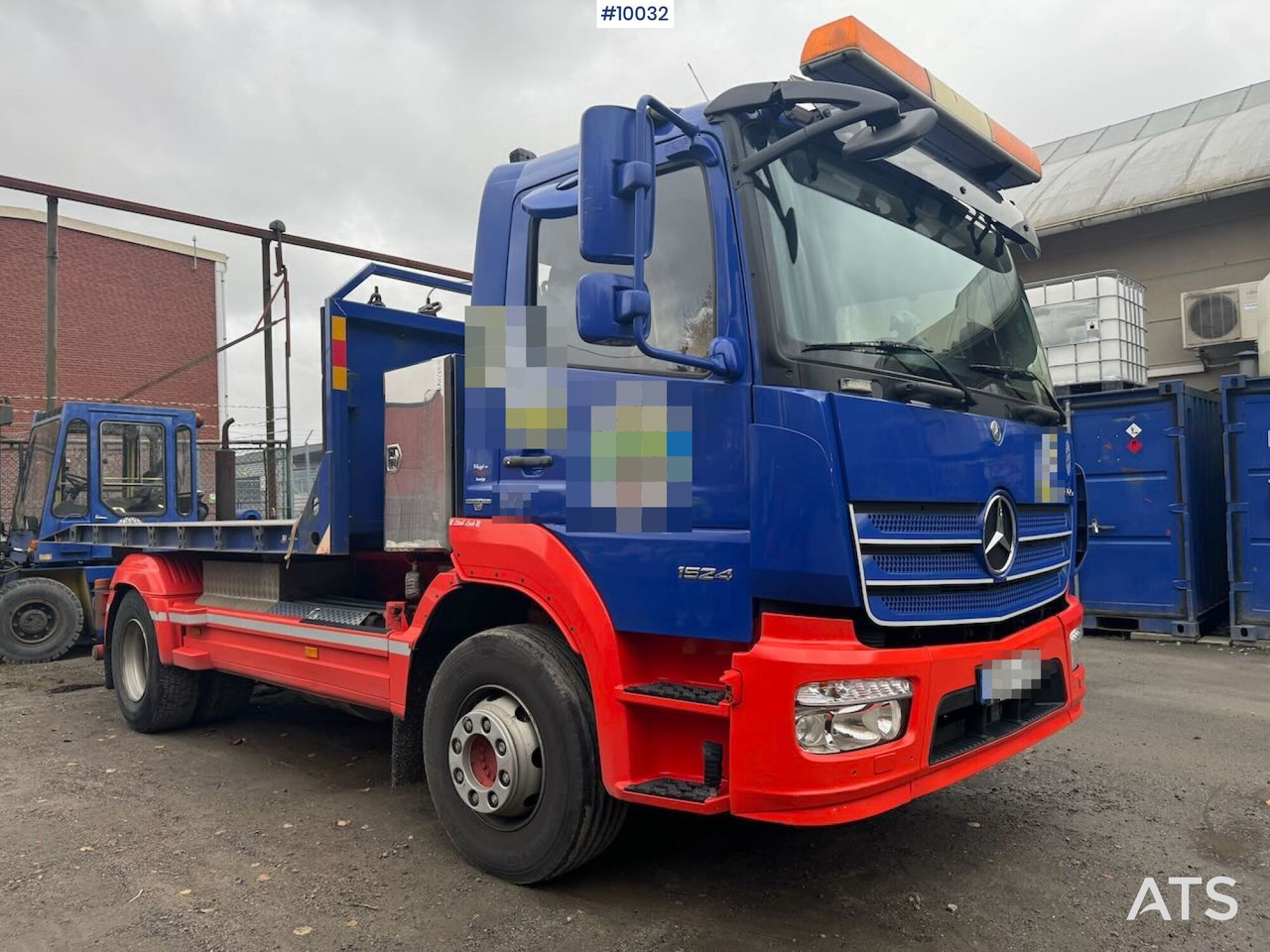 Mercedes Atego 1524 Hook Truck with AJK hook - Мултилифт с кука камион: снимка 2 Mercedes Atego 1524 Hook Truck with AJK hook - Мултилифт с кука камион: снимка 2