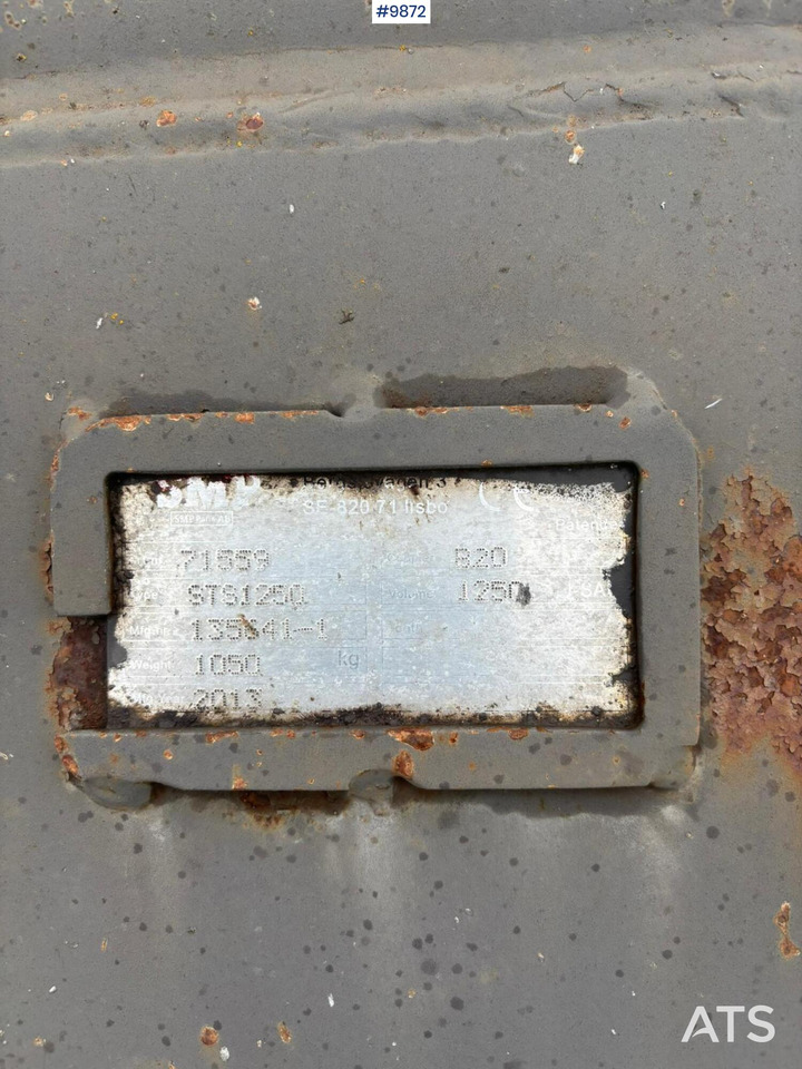 SMP Planer bucket 1250 L - Кофа за багер: снимка 5 SMP Planer bucket 1250 L - Кофа за багер: снимка 5