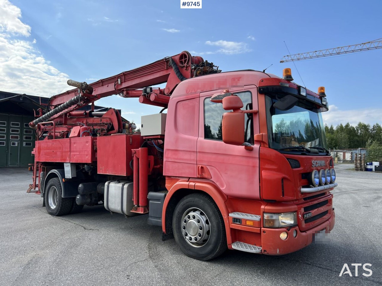 Scania P230 with Concrete pump - Бетон помпа: снимка 2 Scania P230 with Concrete pump - Бетон помпа: снимка 2