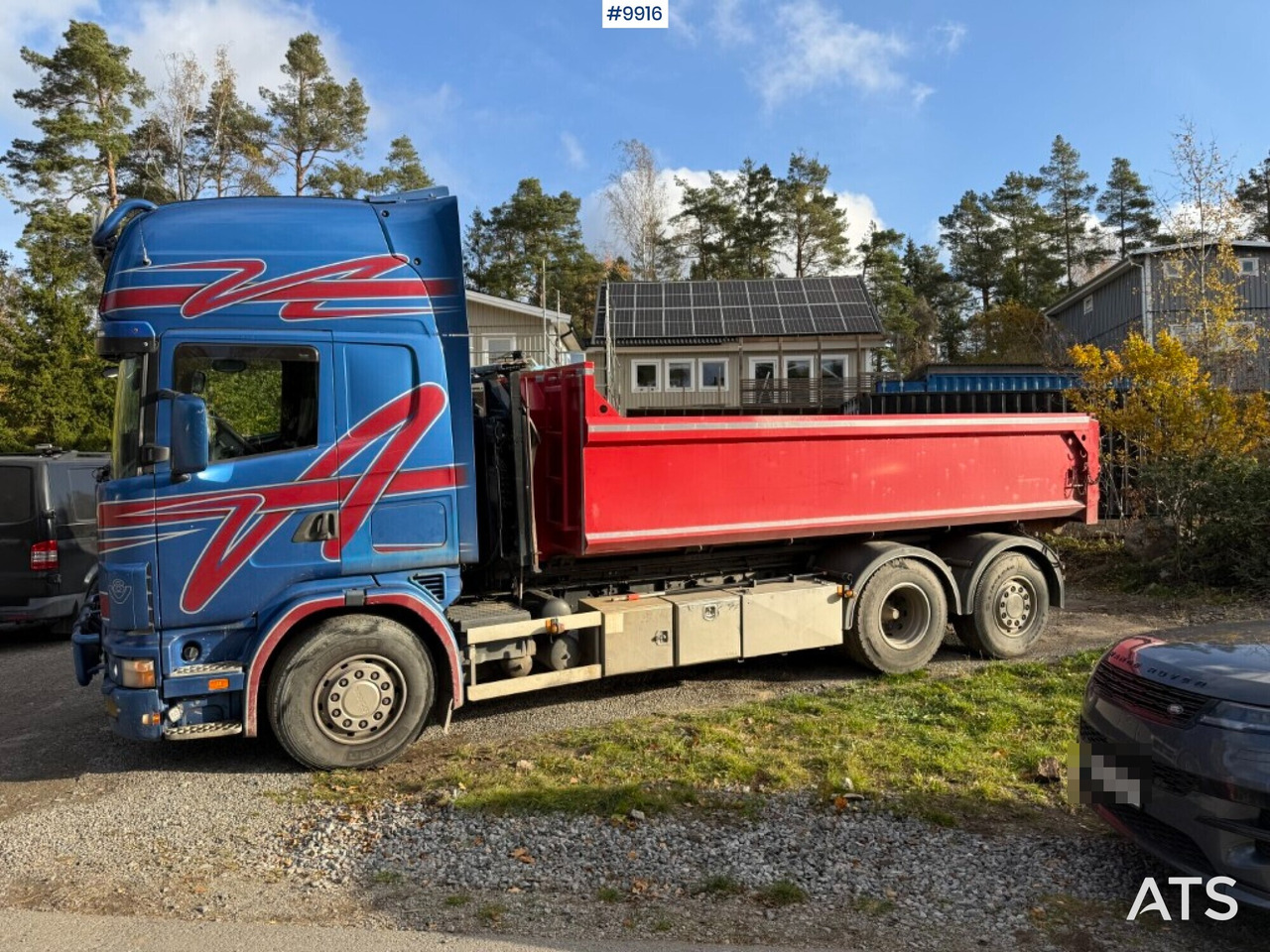 Scania R164 580 6X2 truck with flatbed - Бордови камион: снимка 3 Scania R164 580 6X2 truck with flatbed - Бордови камион: снимка 3