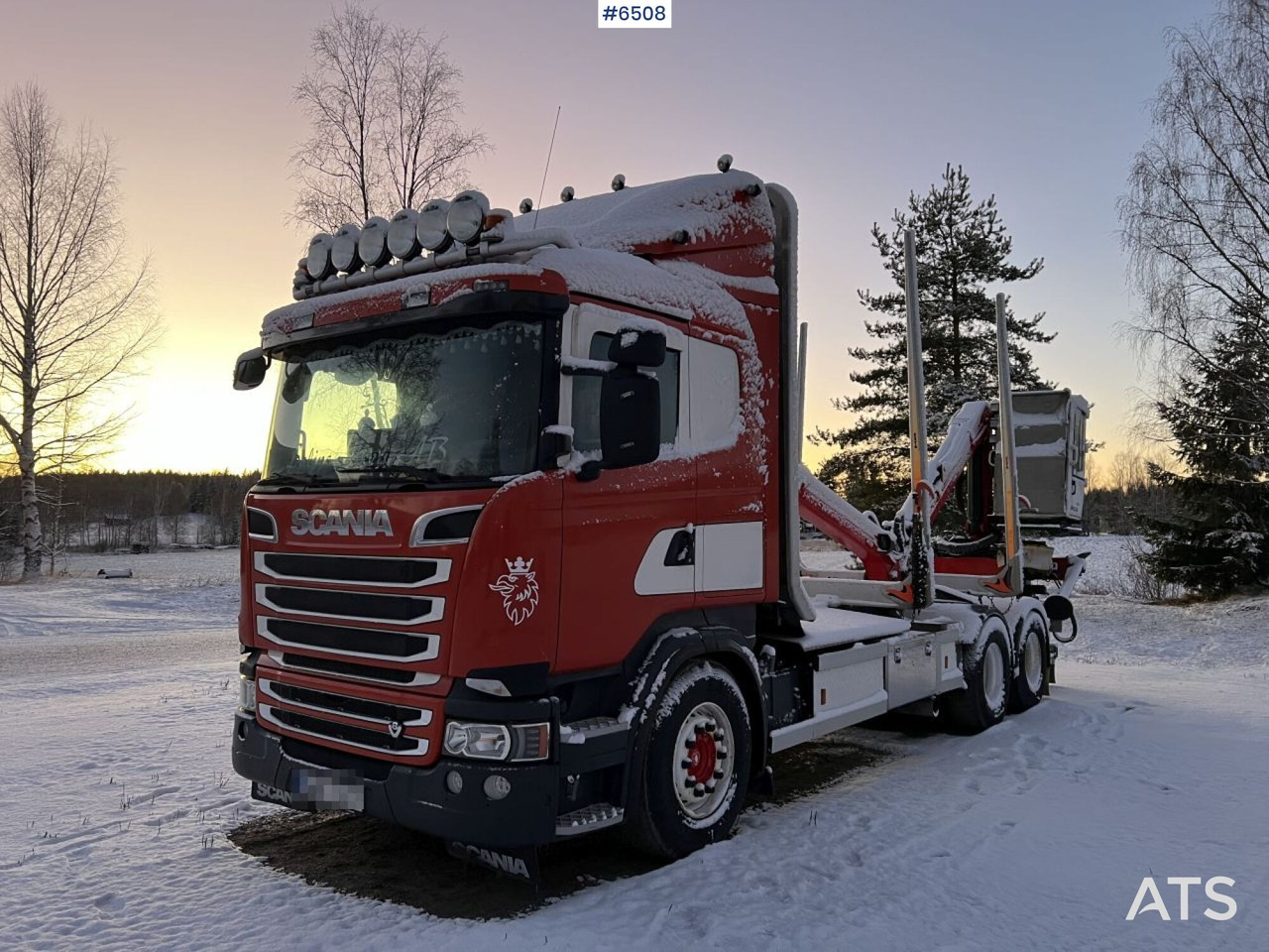 Scania R560 Timber Truck with crane - Камион за дърва: снимка 2 Scania R560 Timber Truck with crane - Камион за дърва: снимка 2