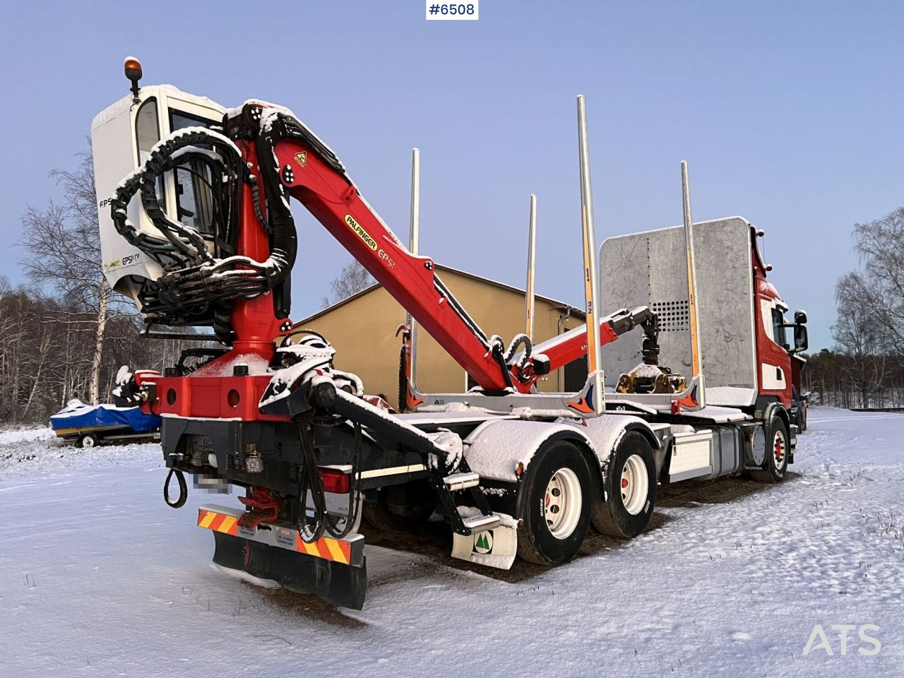 Scania R560 Timber Truck with crane - Камион за дърва: снимка 3 Scania R560 Timber Truck with crane - Камион за дърва: снимка 3