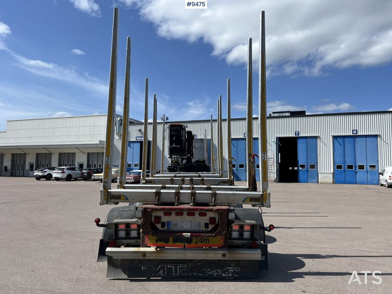 Scania R580 Timmerbil med kran och släp, Timmerekipage - Камион за дърва: снимка 3 Scania R580 Timmerbil med kran och släp, Timmerekipage - Камион за дърва: снимка 3