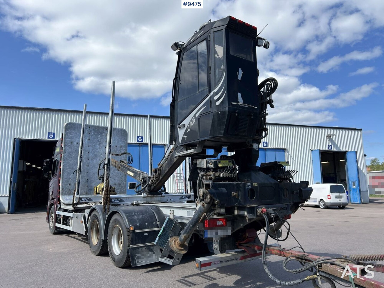 Scania R580 Timmerbil med kran och släp, Timmerekipage - Камион за дърва: снимка 4 Scania R580 Timmerbil med kran och släp, Timmerekipage - Камион за дърва: снимка 4