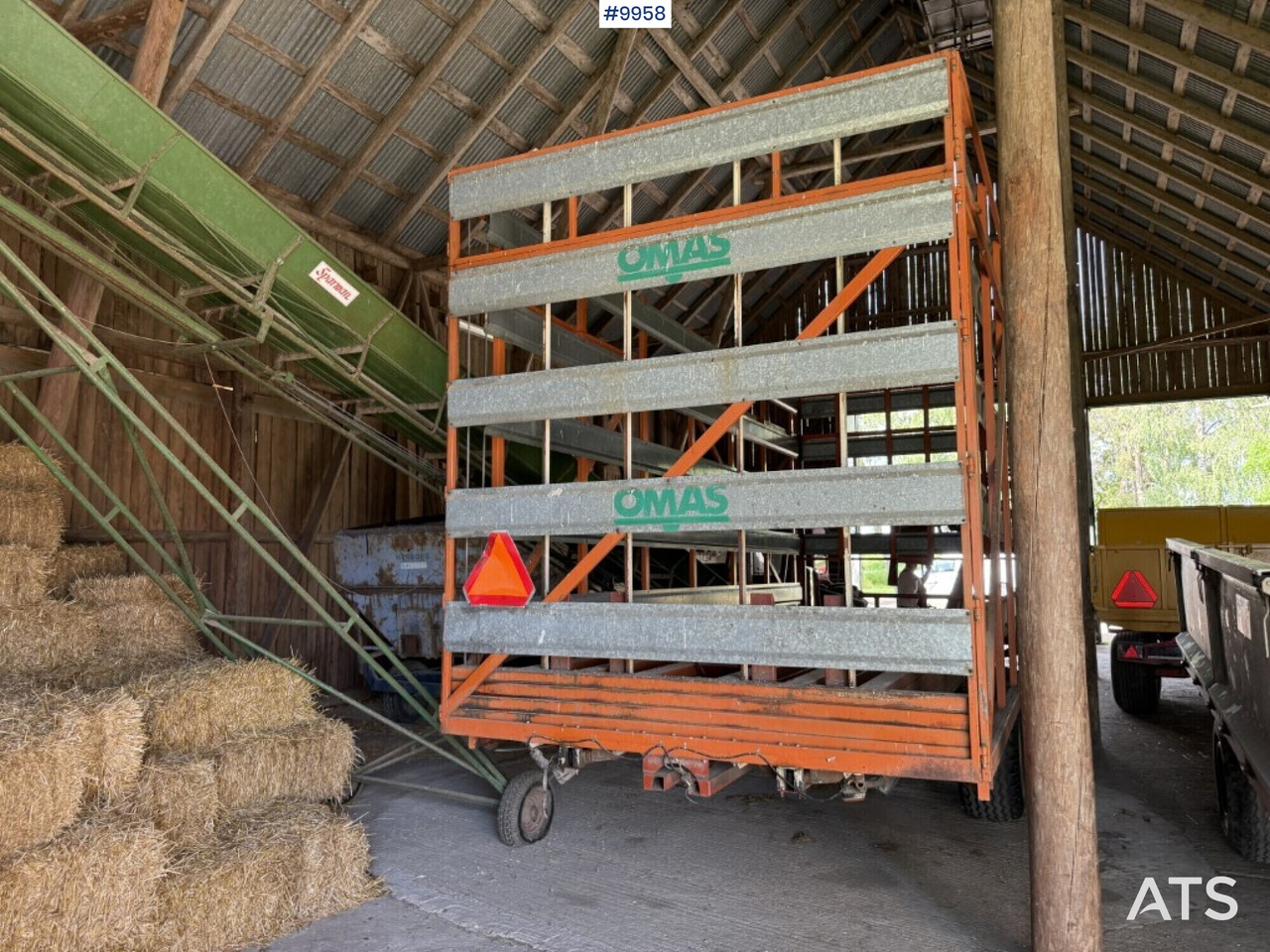 Self-loading trailer small bale Omas CB170 S - Оборудване за силаж, Ремарке: снимка 5 Self-loading trailer small bale Omas CB170 S - Оборудване за силаж, Ремарке: снимка 5