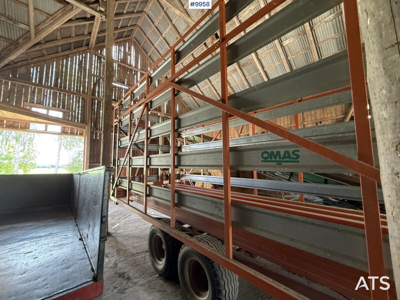 Self-loading trailer small bale Omas CB170 S - Оборудване за силаж, Ремарке: снимка 1 Self-loading trailer small bale Omas CB170 S - Оборудване за силаж, Ремарке: снимка 1