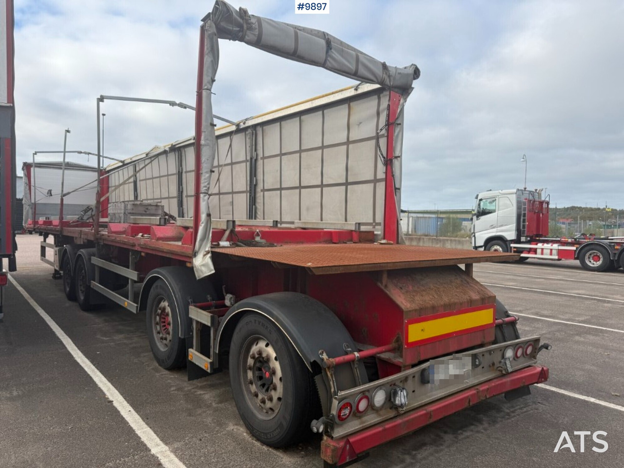 Specialtrailer HRD SPLB4N - Брезентово полуремарке: снимка 3 Specialtrailer HRD SPLB4N - Брезентово полуремарке: снимка 3