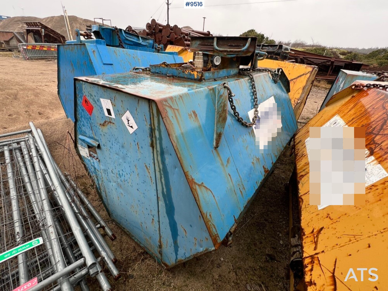 Tank diesel - 1,5 cubic - J-O Fherm dumper - Резервоар за съхранение: снимка 1 Tank diesel - 1,5 cubic - J-O Fherm dumper - Резервоар за съхранение: снимка 1