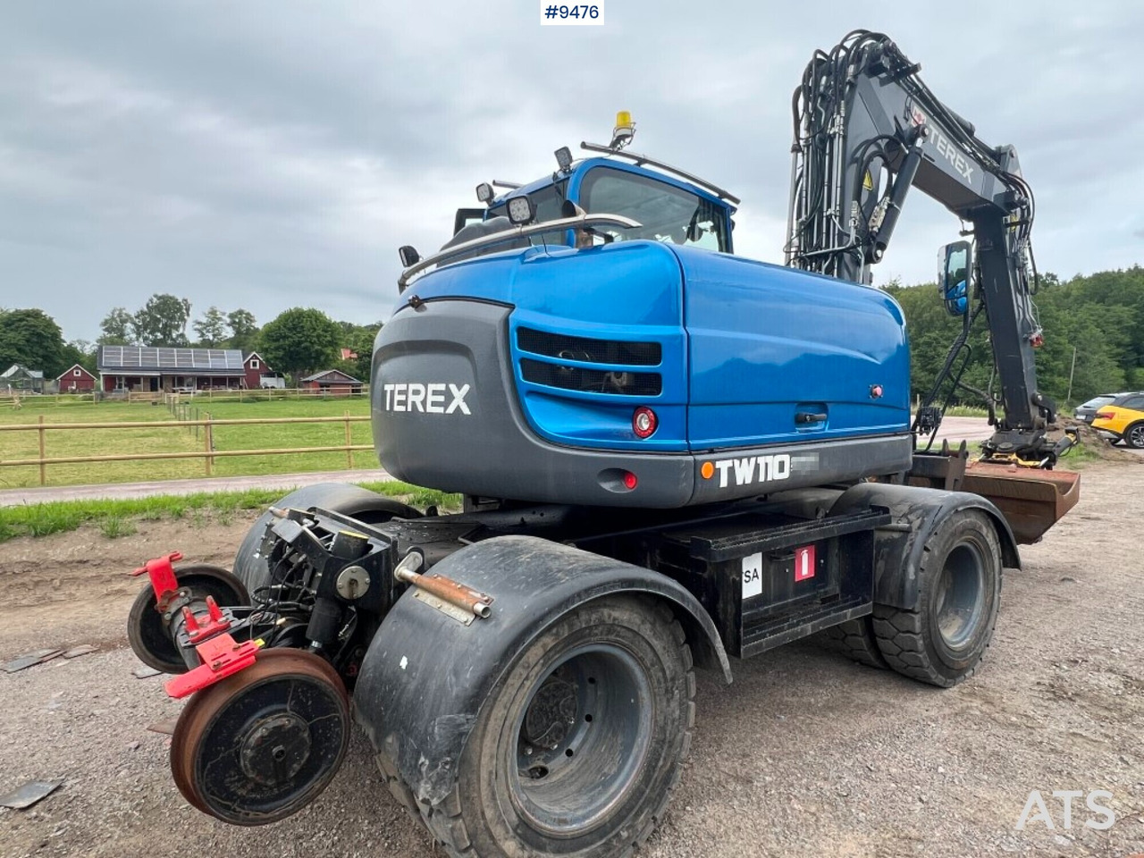 Terex TW 110 Railway machine (VIDEO) - Колесен багер: снимка 4 Terex TW 110 Railway machine (VIDEO) - Колесен багер: снимка 4