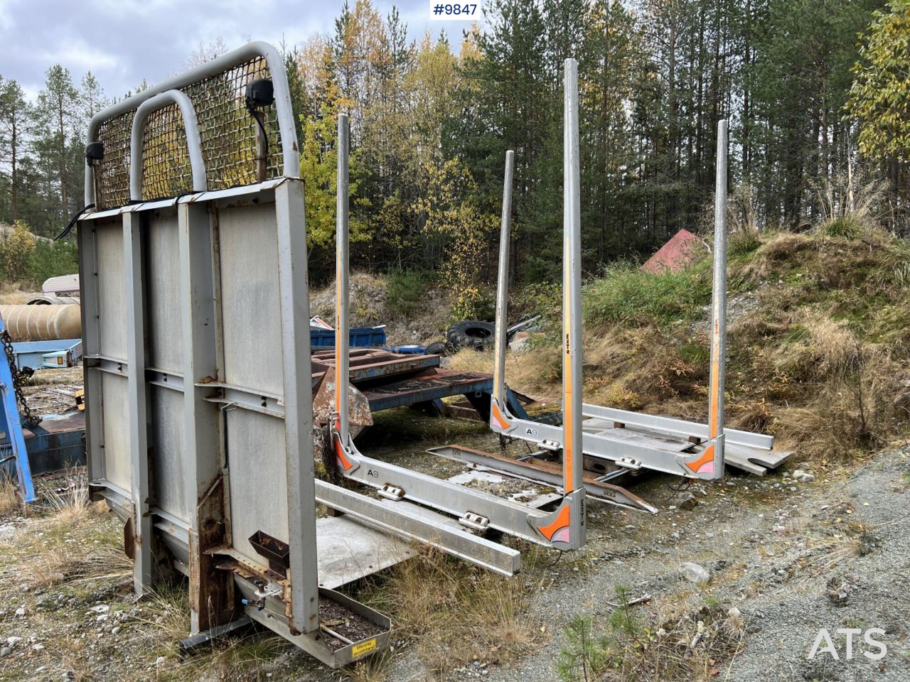 Бордова каросерия Timber rack for boogie truck: снимка 1