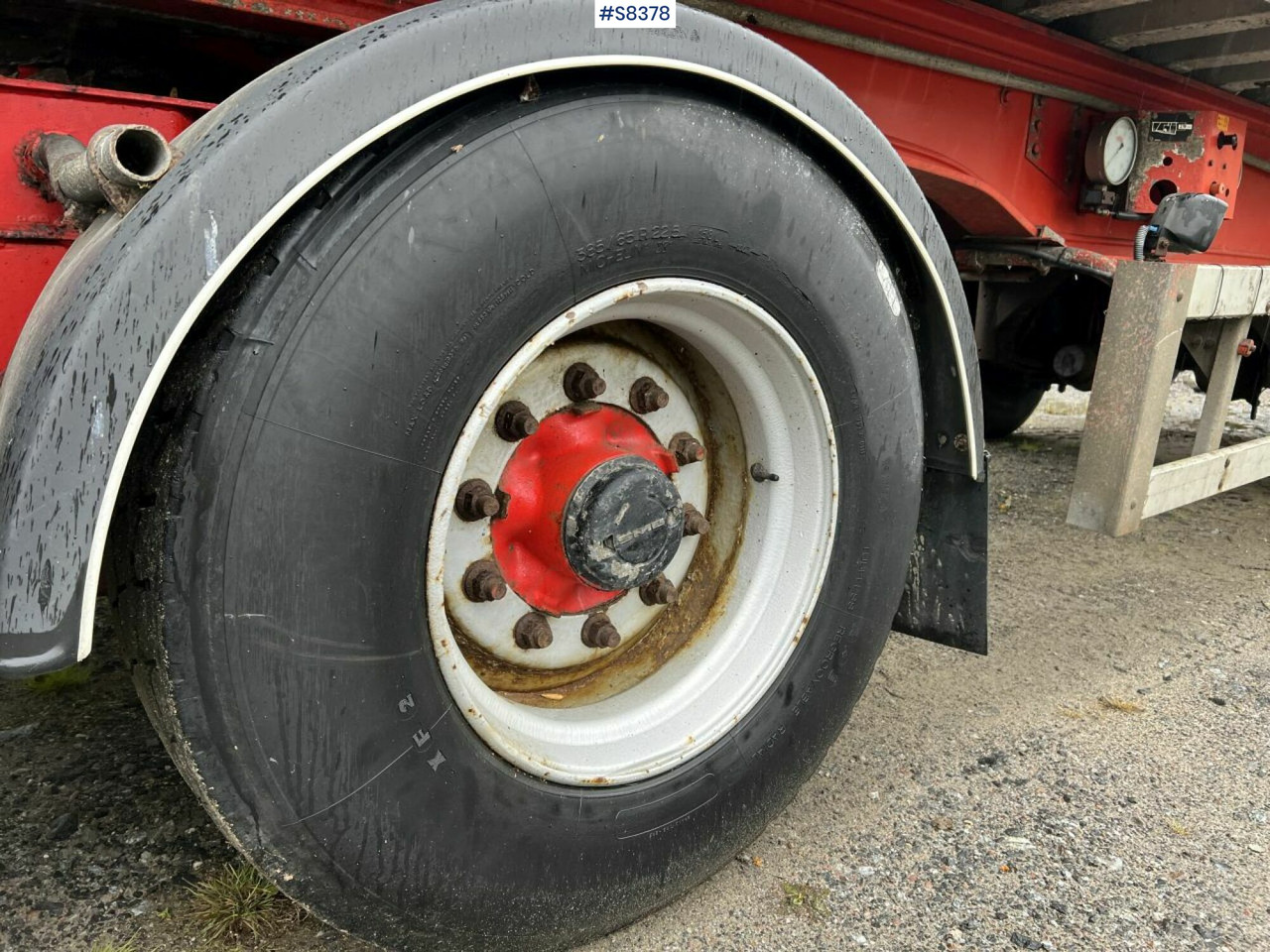 Самосвал ремарке Tipper trailer, Fruehauf TP-87, 4-axles, Dump body Benalu: снимка 12