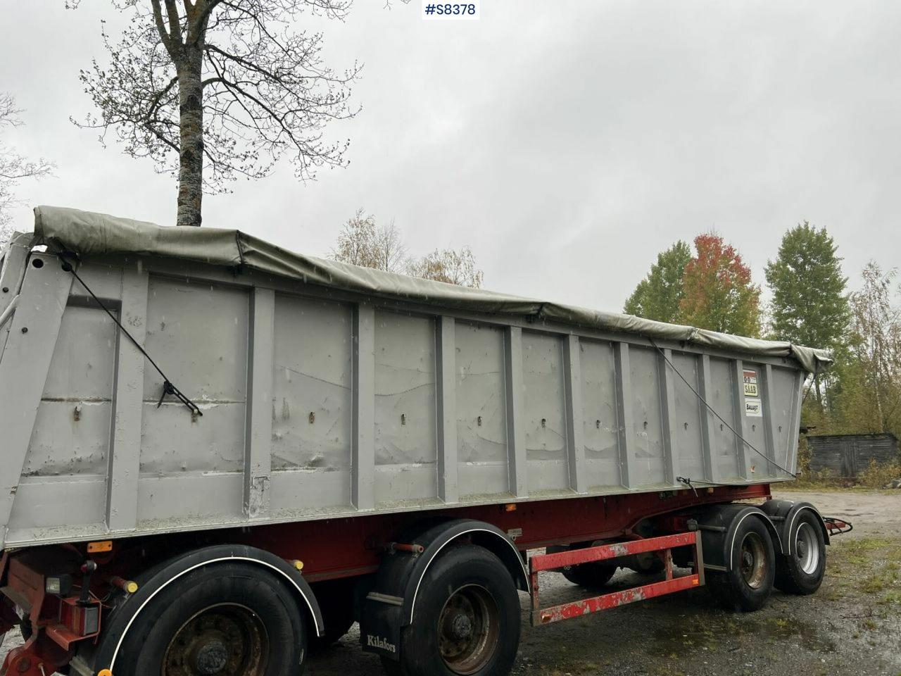 Самосвал ремарке Tipper trailer, Fruehauf TP-87, 4-axles, Dump body Benalu: снимка 19