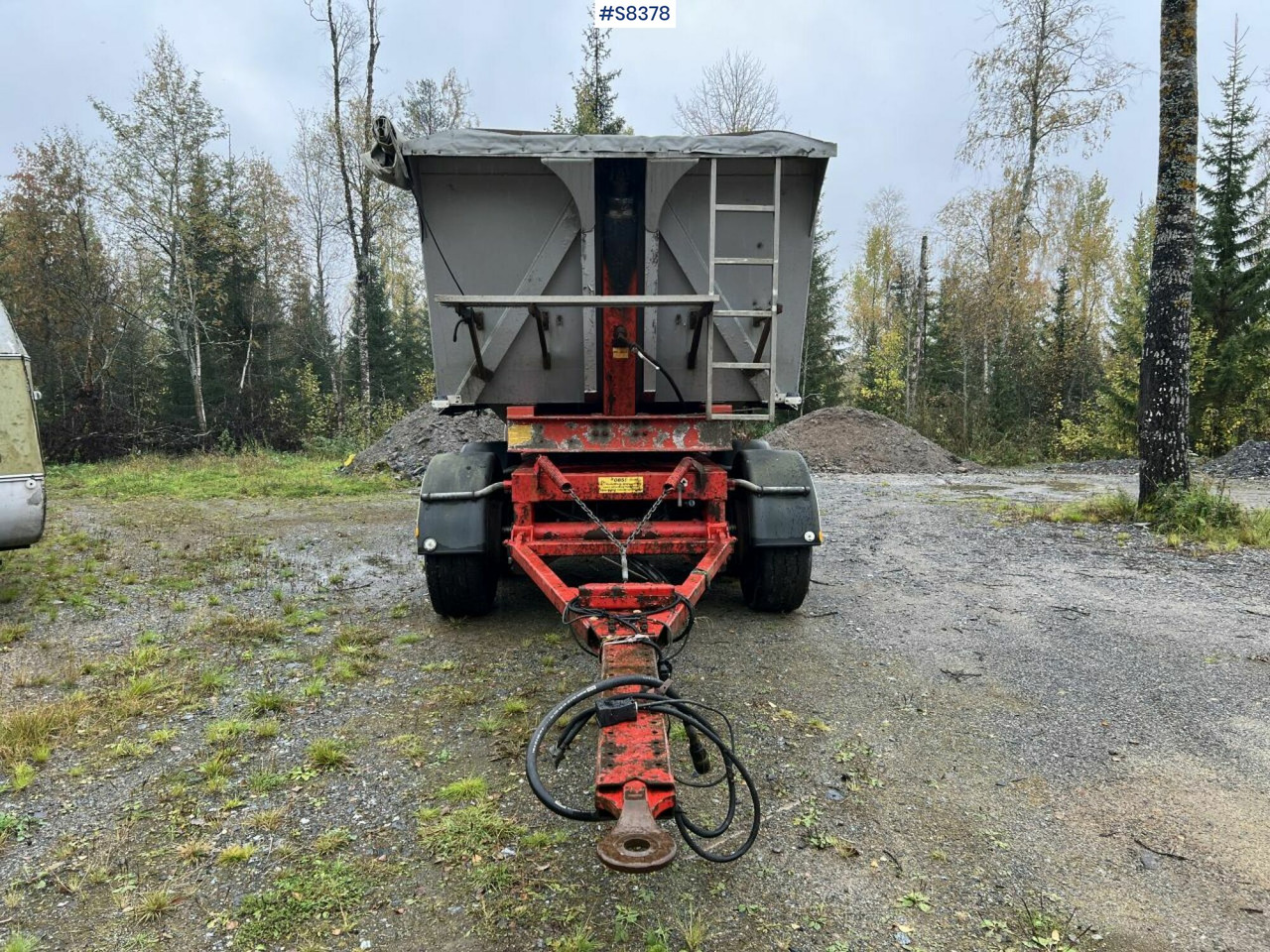 Самосвал ремарке Tipper trailer, Fruehauf TP-87, 4-axles, Dump body Benalu: снимка 9