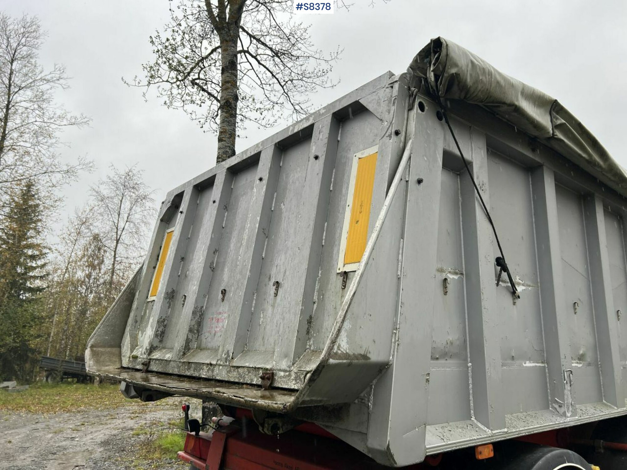 Самосвал ремарке Tipper trailer, Fruehauf TP-87, 4-axles, Dump body Benalu: снимка 18