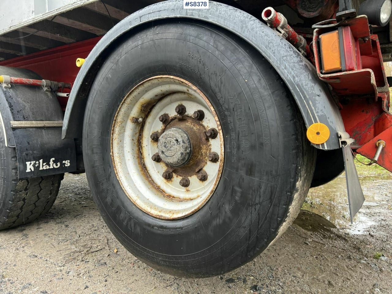 Самосвал ремарке Tipper trailer, Fruehauf TP-87, 4-axles, Dump body Benalu: снимка 10