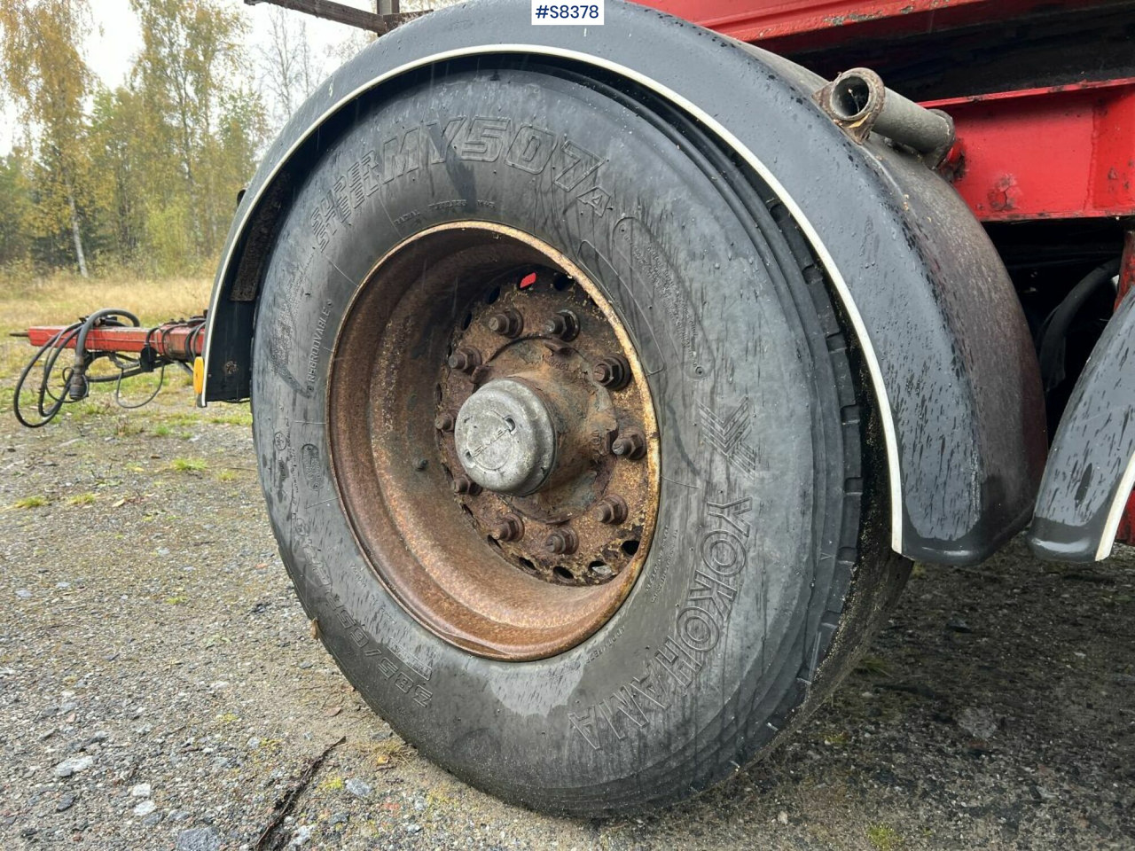 Самосвал ремарке Tipper trailer, Fruehauf TP-87, 4-axles, Dump body Benalu: снимка 13