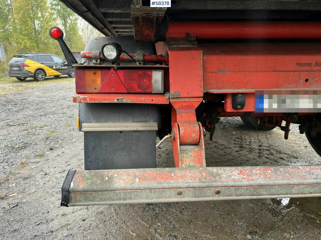 Самосвал ремарке Tipper trailer, Fruehauf TP-87, 4-axles, Dump body Benalu: снимка 15