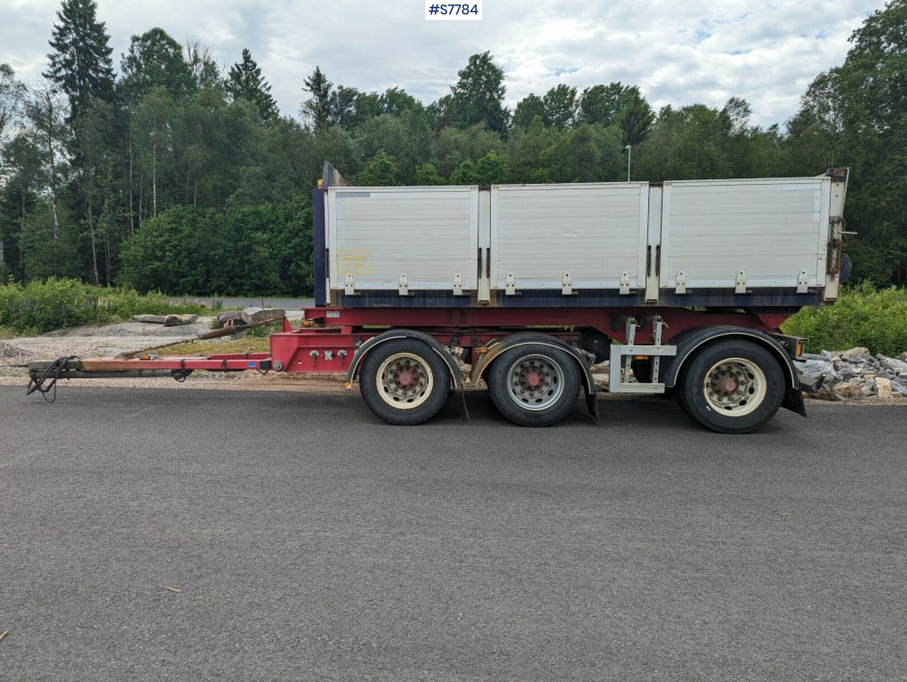 Tipper trailer GEHAB 3-axlat - Самосвал ремарке: снимка 1 Tipper trailer GEHAB 3-axlat - Самосвал ремарке: снимка 1