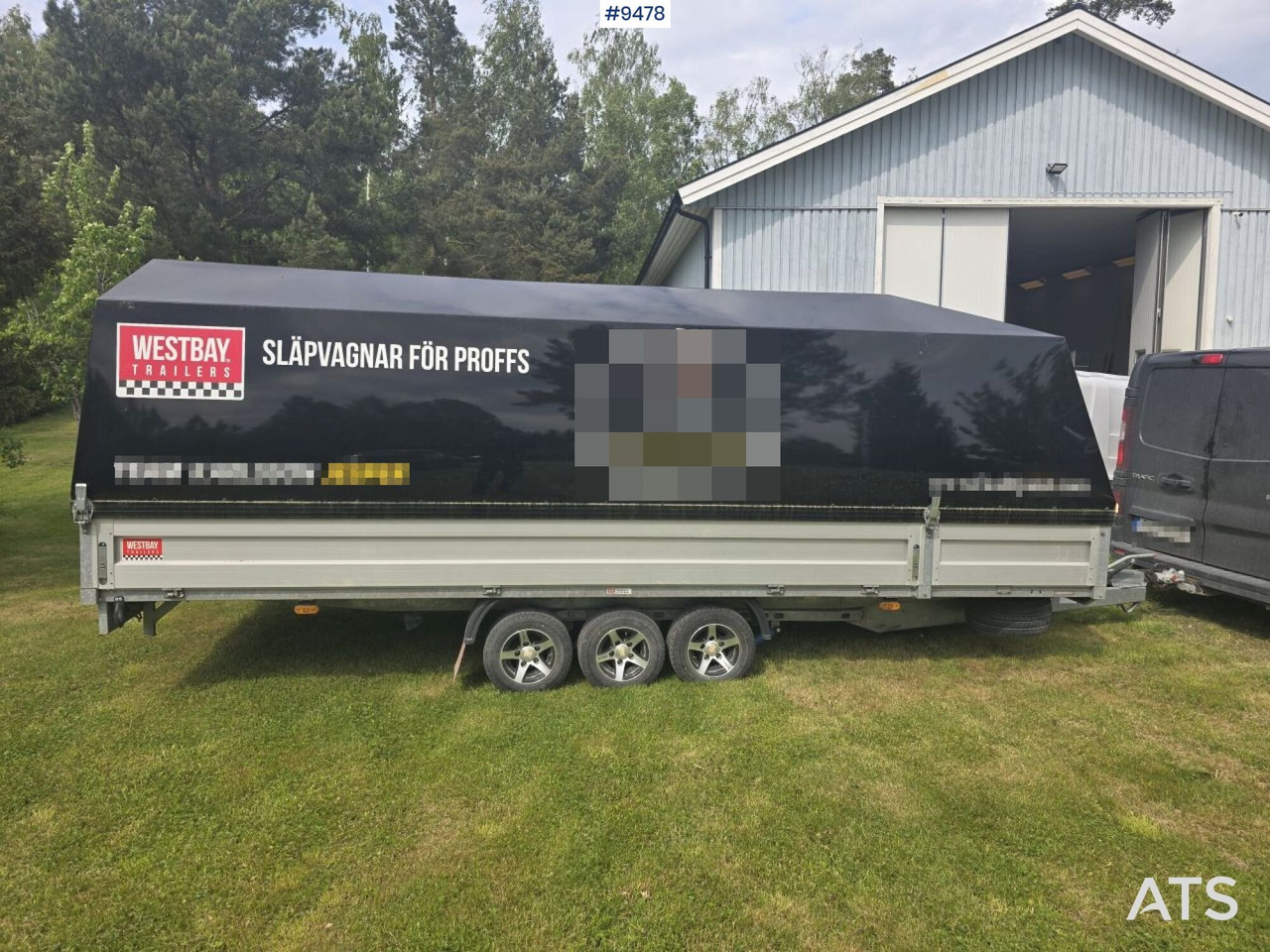 Trailer Agados Adam 15 with tipper and winch - Самосвал ремарке: снимка 3 Trailer Agados Adam 15 with tipper and winch - Самосвал ремарке: снимка 3