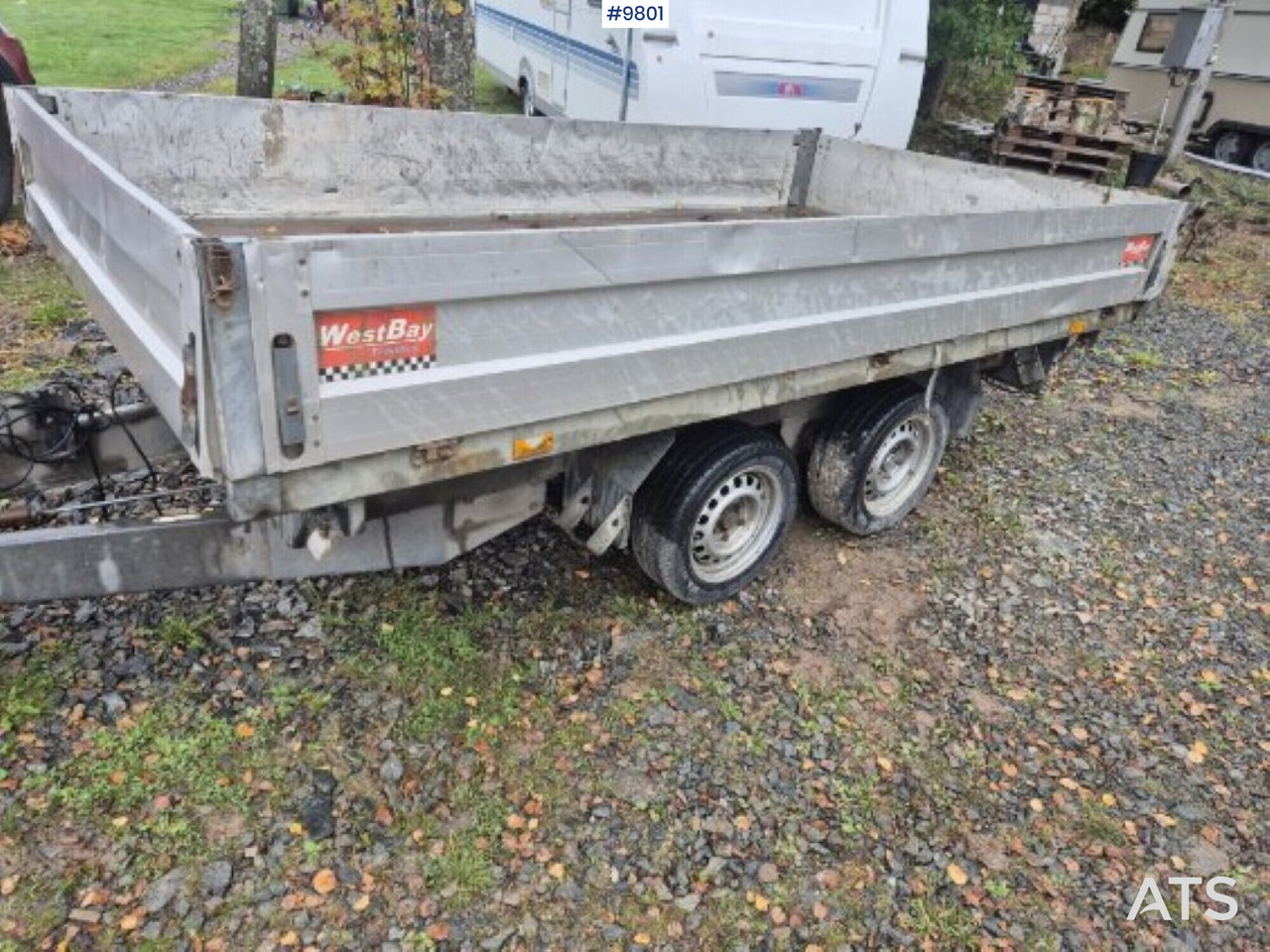 Trailer with tipper Agados Atlas 3500 - Самосвал ремарке: снимка 1 Trailer with tipper Agados Atlas 3500 - Самосвал ремарке: снимка 1