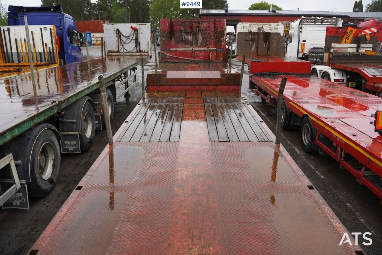 Trombon trailer BROSHUIS E-2190/27 - Нискорамна площадка ремарке: снимка 3 Trombon trailer BROSHUIS E-2190/27 - Нискорамна площадка ремарке: снимка 3