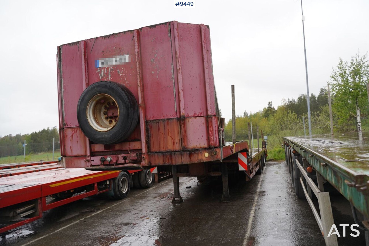 Trombon trailer BROSHUIS E-2190/27 - Нискорамна площадка ремарке: снимка 4 Trombon trailer BROSHUIS E-2190/27 - Нискорамна площадка ремарке: снимка 4