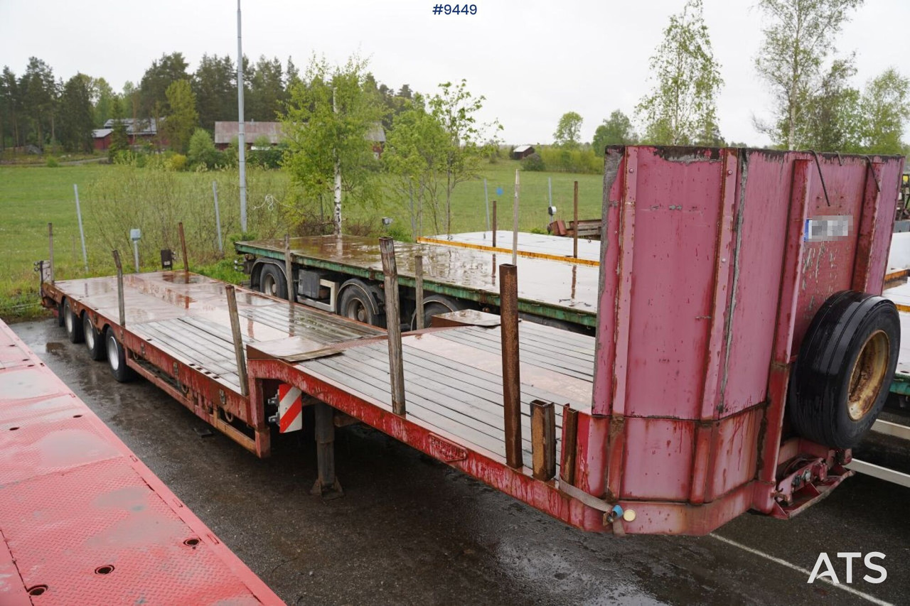 Trombon trailer BROSHUIS E-2190/27 - Нискорамна площадка ремарке: снимка 2 Trombon trailer BROSHUIS E-2190/27 - Нискорамна площадка ремарке: снимка 2