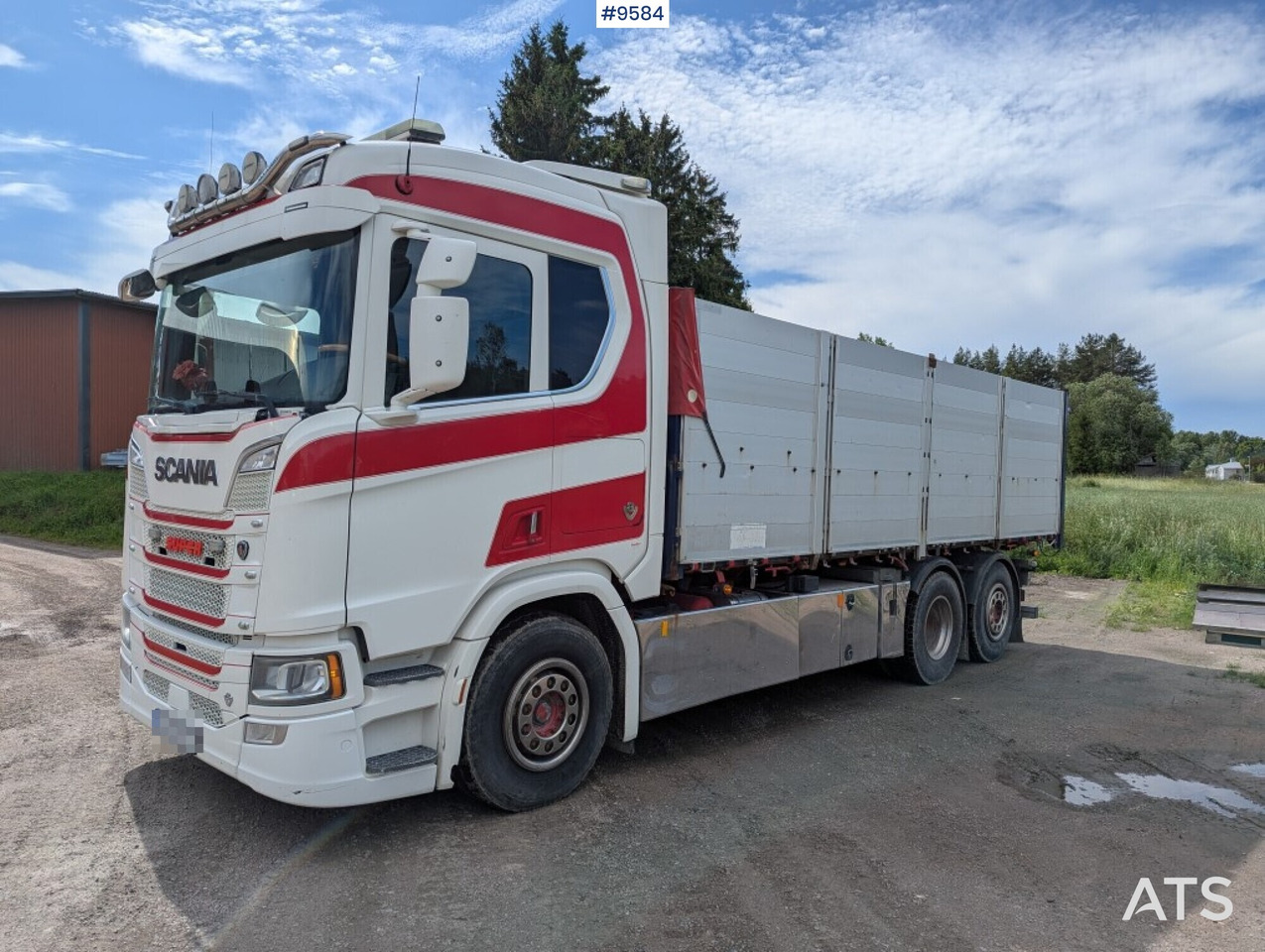 Truck / Grain truck Scania R580 6X2 - Камион фургон: снимка 1 Truck / Grain truck Scania R580 6X2 - Камион фургон: снимка 1