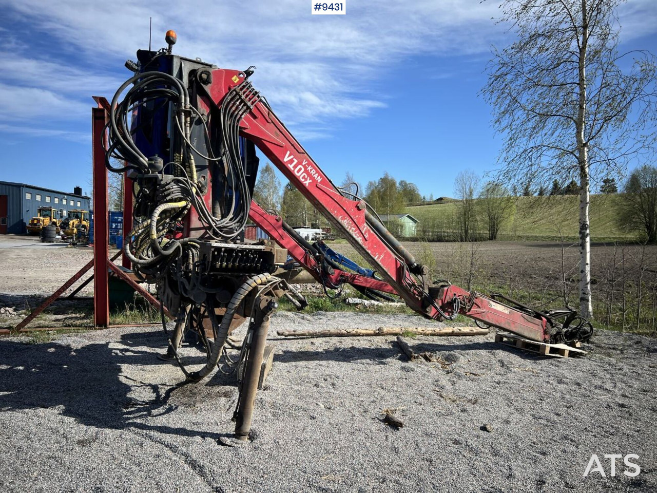 V-kran V10CX,96 - Timber crane, logging crane - Кран за камион за Камион: снимка 2 V-kran V10CX,96 - Timber crane, logging crane - Кран за камион за Камион: снимка 2
