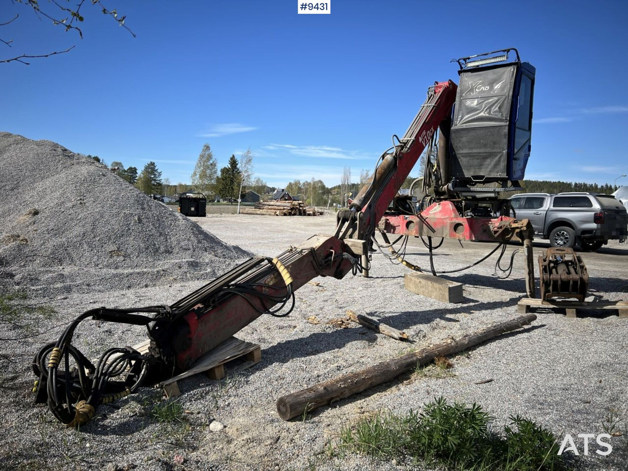 V-kran V10CX,96 - Timber crane, logging crane - Кран за камион за Камион: снимка 1 V-kran V10CX,96 - Timber crane, logging crane - Кран за камион за Камион: снимка 1