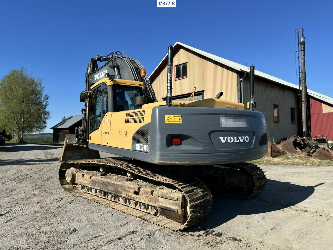 VOLVO EC 290 CL WITH DIGGING SYSTEM AND GEAR (SEE VIDEO) - Багер: снимка 4 VOLVO EC 290 CL WITH DIGGING SYSTEM AND GEAR (SEE VIDEO) - Багер: снимка 4